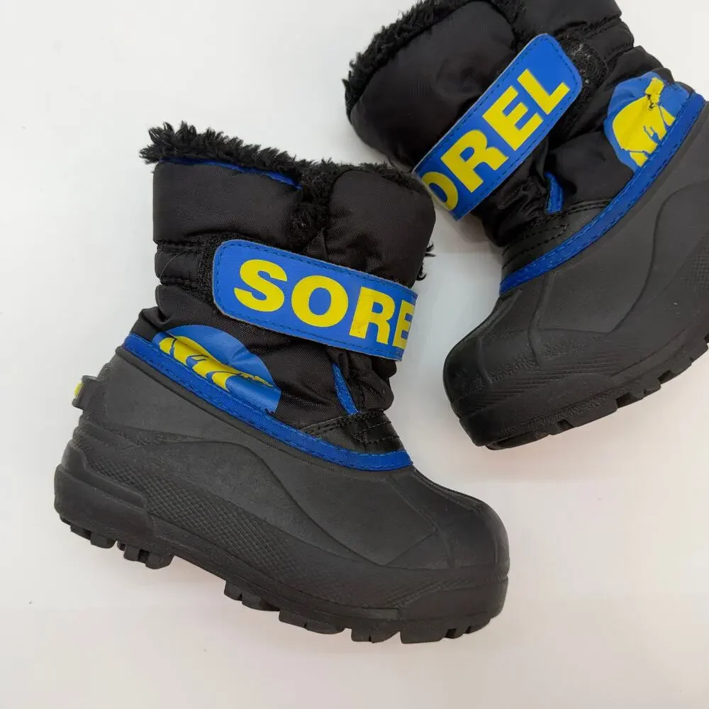 Sorel Black Snow Boots Toddler Boys 9